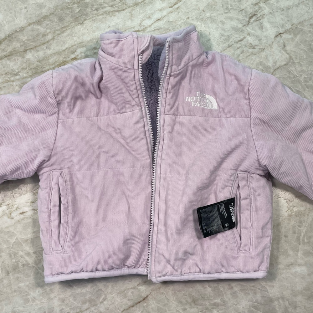 North Face Girl's Mossbud Reversible Parka jacket 3T